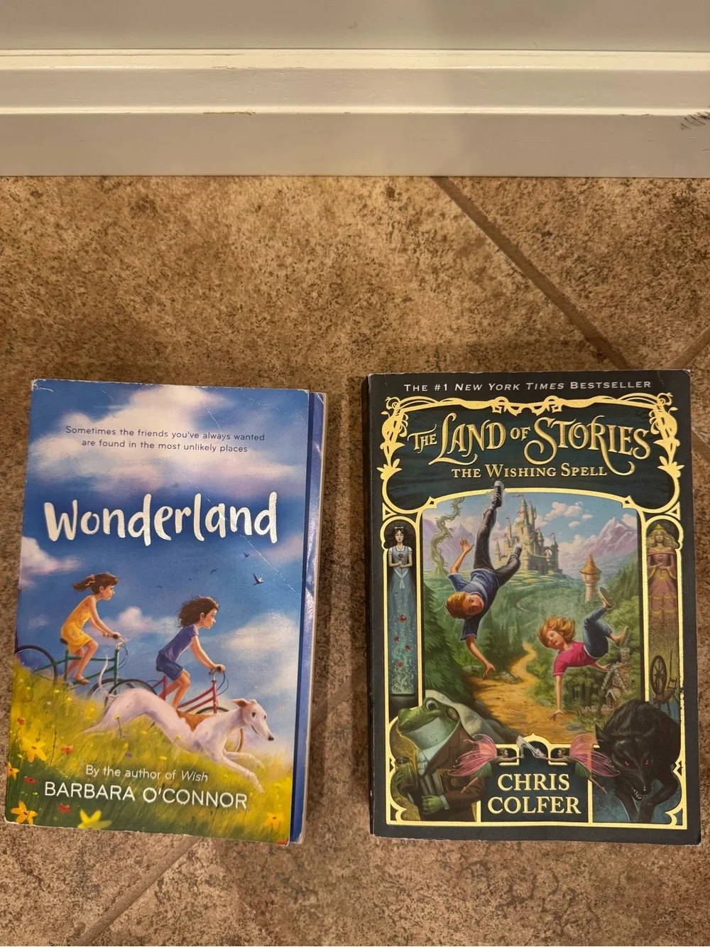 2 kids books:  Wonderland & The Land of Stories